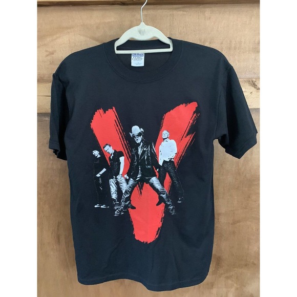 U2 Vertigo 2006 Mens New Zealand Graphic Concert Tour T-Shirt Black Tee Sz Small - Picture 1 of 4